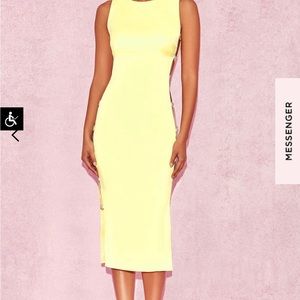 House of CB PHEDRA
Yellow Crystal Embellished Dress